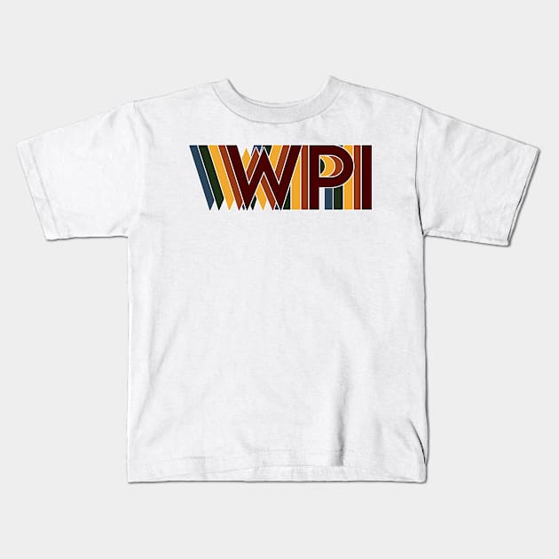 WPI Rainbow Kids T-Shirt by Rosemogo